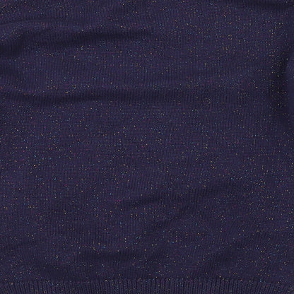 Galeries Lafayette Girls Blue  Knit Pullover Jumper Size 10 Years