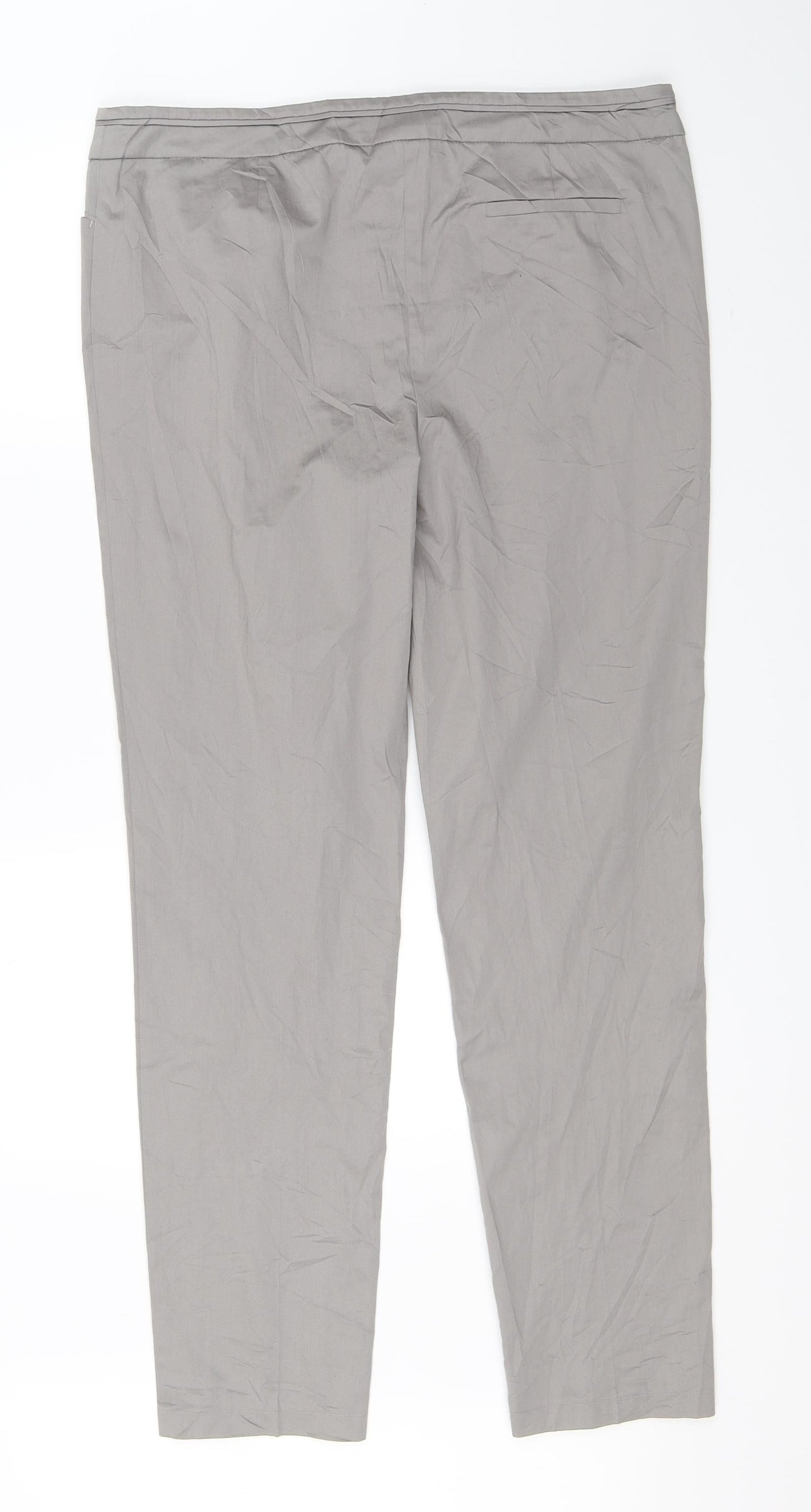 Womens UK Size 38 in Gerry Weber Regular Fit Dress Pants Grey Trousers