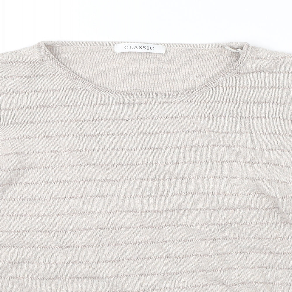 Womens UK Size 14 Marks & Spencer Beige Pullover Jumper