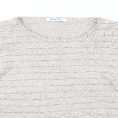 Womens UK Size 14 Marks & Spencer Beige Pullover Jumper