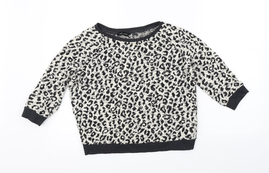 Womens UK Size 8 New Look Beige Pullover Jumper