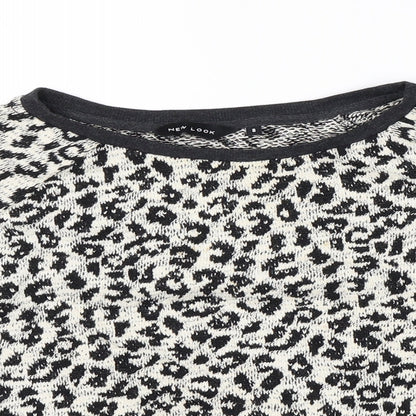 Womens UK Size 8 New Look Beige Pullover Jumper
