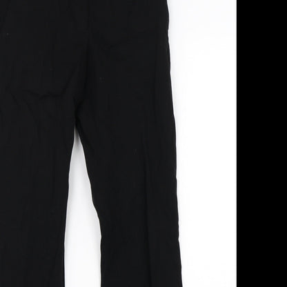 Womens UK Size 8 H&M Regular Fit Dress Pants Black Trousers
