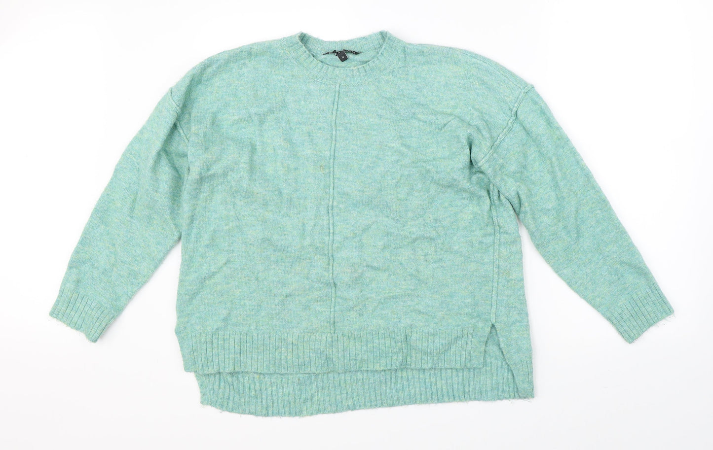 Womens UK Size 14 Love Knitwear Green Pullover Jumper