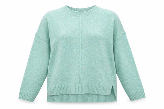 Womens UK Size 14 Love Knitwear Green Pullover Jumper