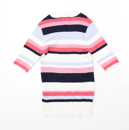 Womens UK Size 8 Marks & Spencer Multicoloured Pullover Jumper
