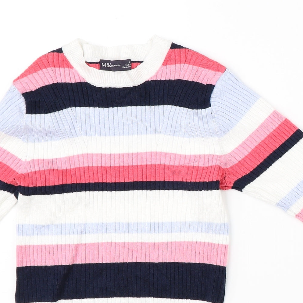 Womens UK Size 8 Marks & Spencer Multicoloured Pullover Jumper