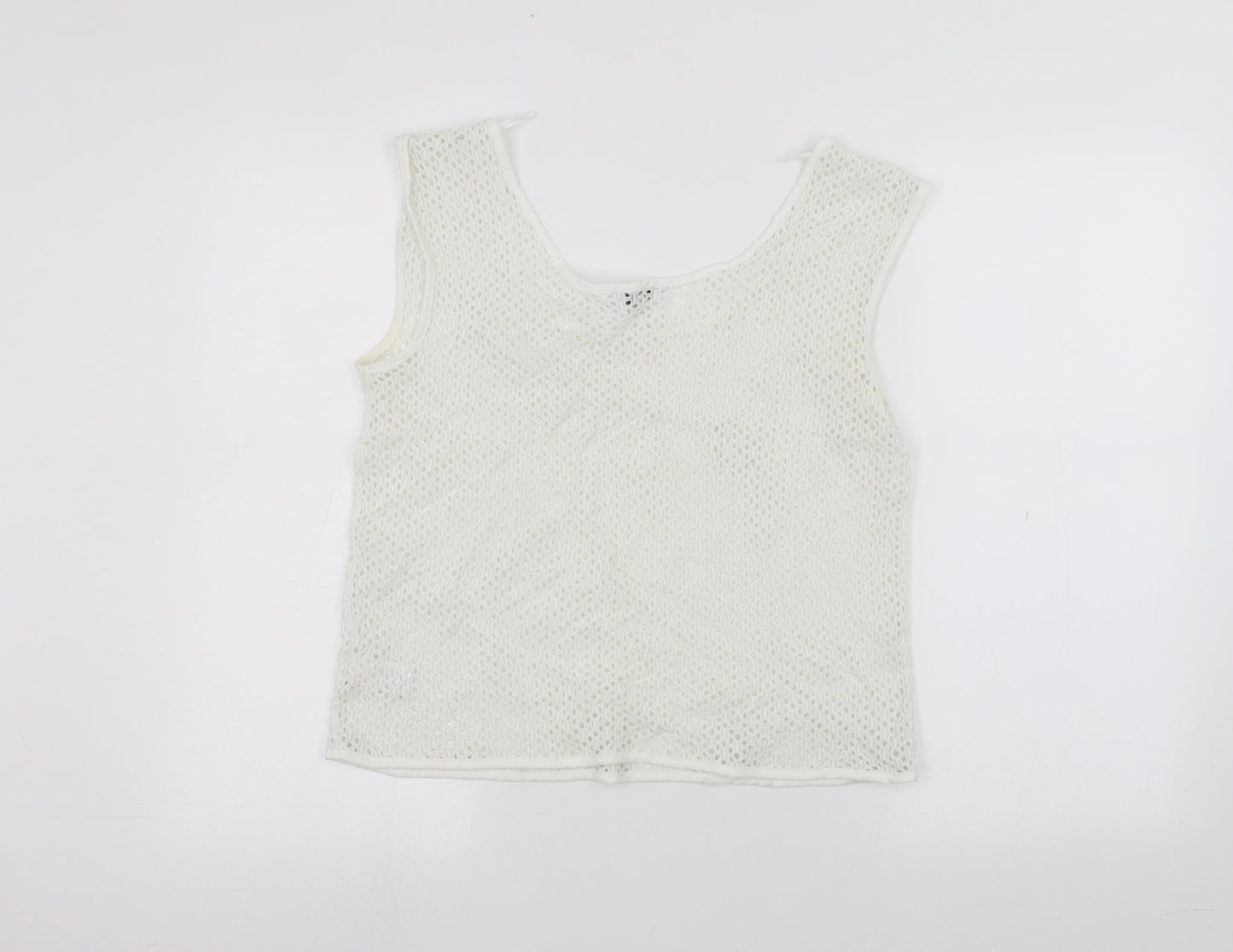 Womens UK Size 12 NEXT White Basic T-Shirt