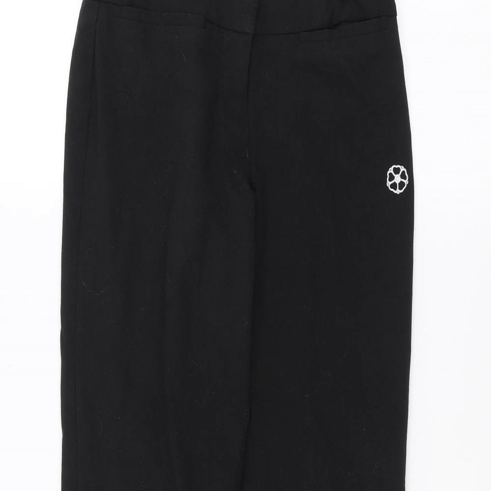 Womens UK Size 22 in trutex Regular Fit  Black Trousers