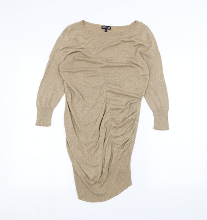 Papaya Womens Brown   Basic Blouse Size 12