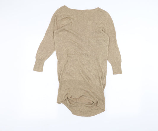 Papaya Womens Brown   Basic Blouse Size 12