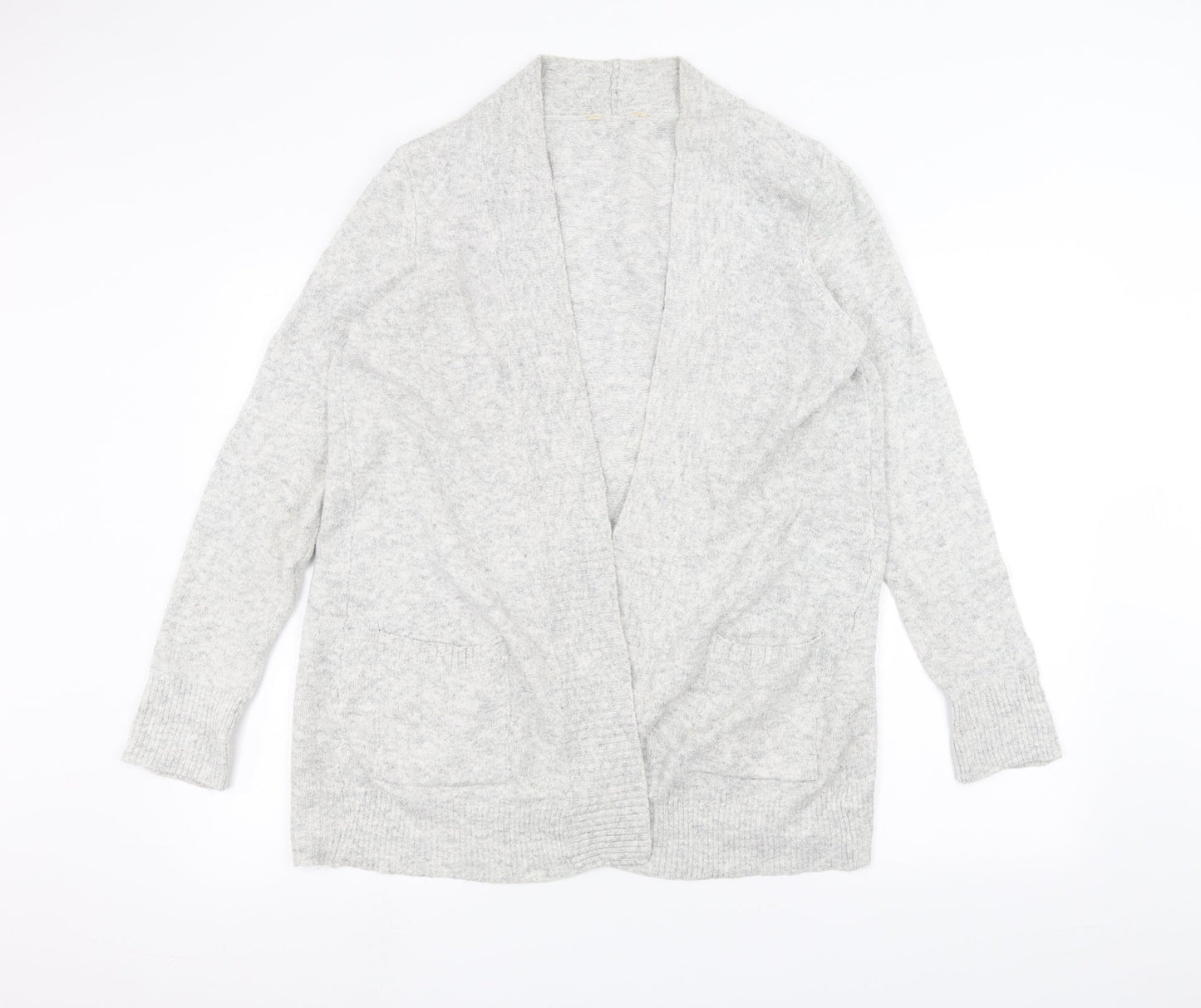 M&Co Womens White   Jacket Coatigan Size 16