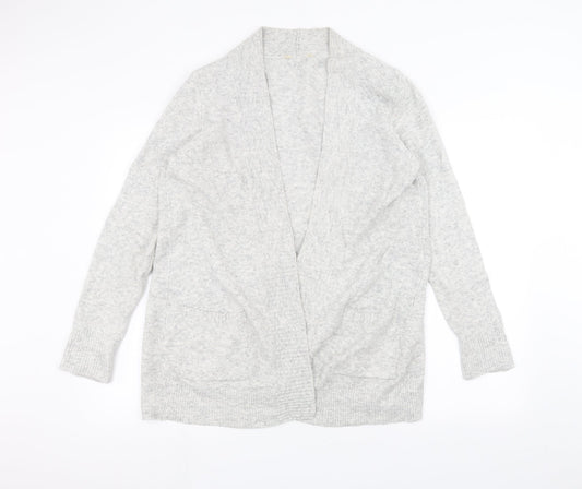 M&Co Womens White   Jacket Coatigan Size 16