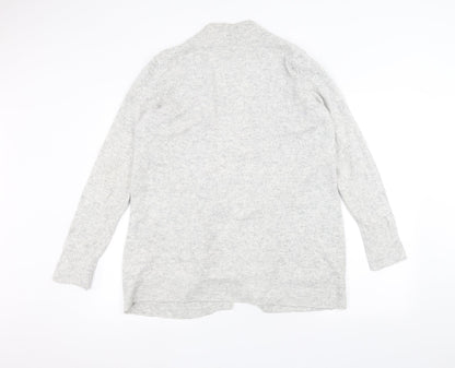 M&Co Womens White   Jacket Coatigan Size 16