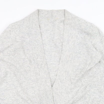 M&Co Womens White   Jacket Coatigan Size 16