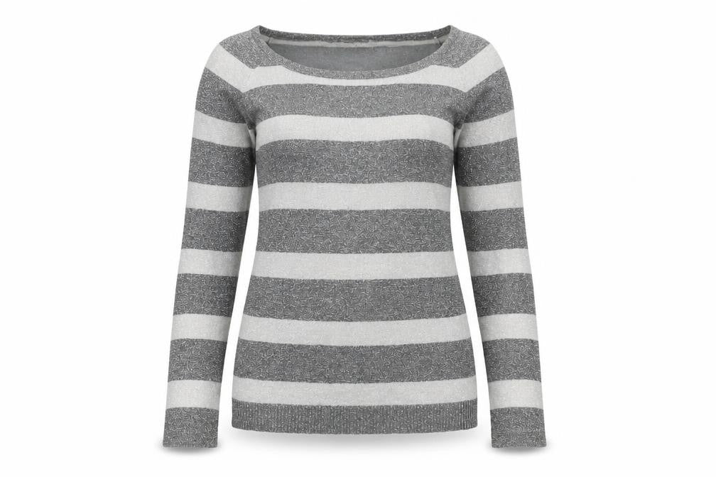 Womens UK Size S VILA Grey Basic T-Shirt