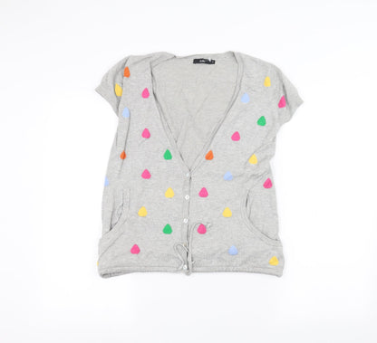 Zuiki Womens Grey   Cardigan Jumper Size S