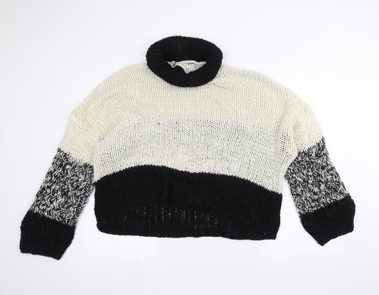 Womens UK Size S Topshop White Pullover Jumper