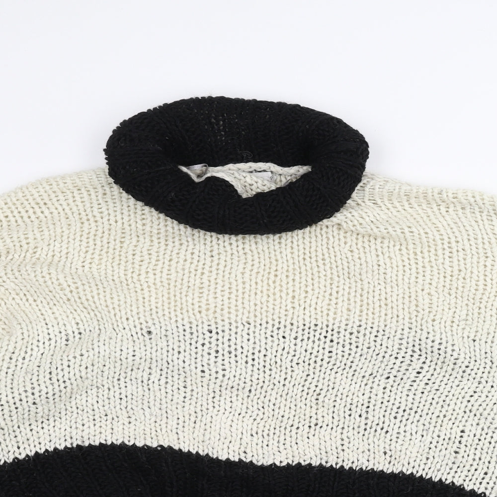 Womens UK Size S Topshop White Pullover Jumper