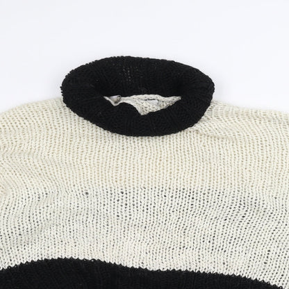 Womens UK Size S Topshop White Pullover Jumper