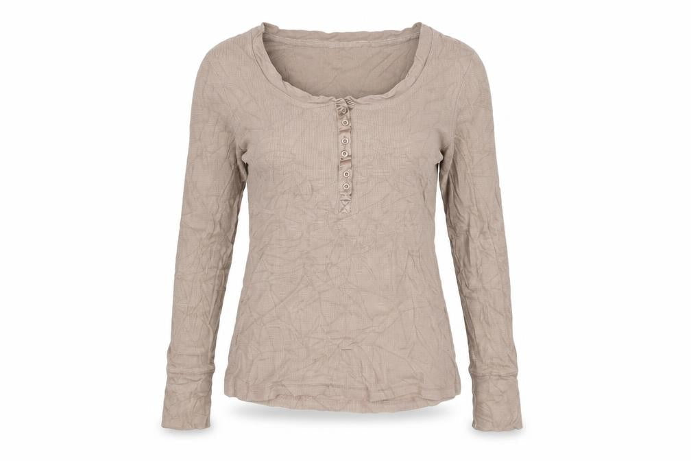 Womens UK Size L Alfani Brown Basic T-Shirt