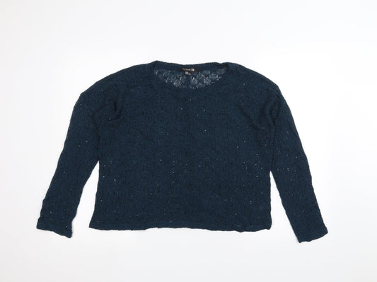 FOREVER 21 Womens Green   Pullover Jumper Size M