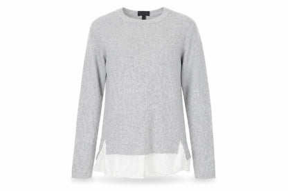 Womens UK Size 10 Topshop Grey Pullover Jumper