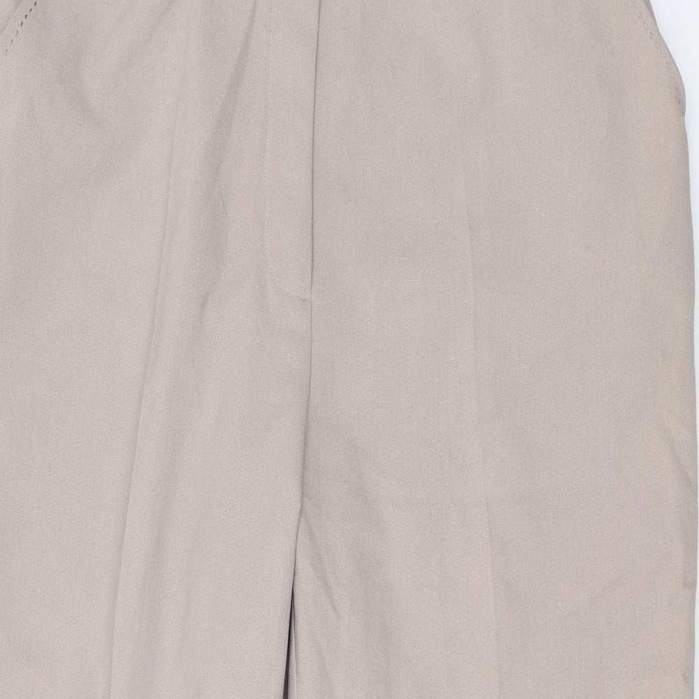 ELVI Womens Beige   Trousers  Size 35 in L30 in