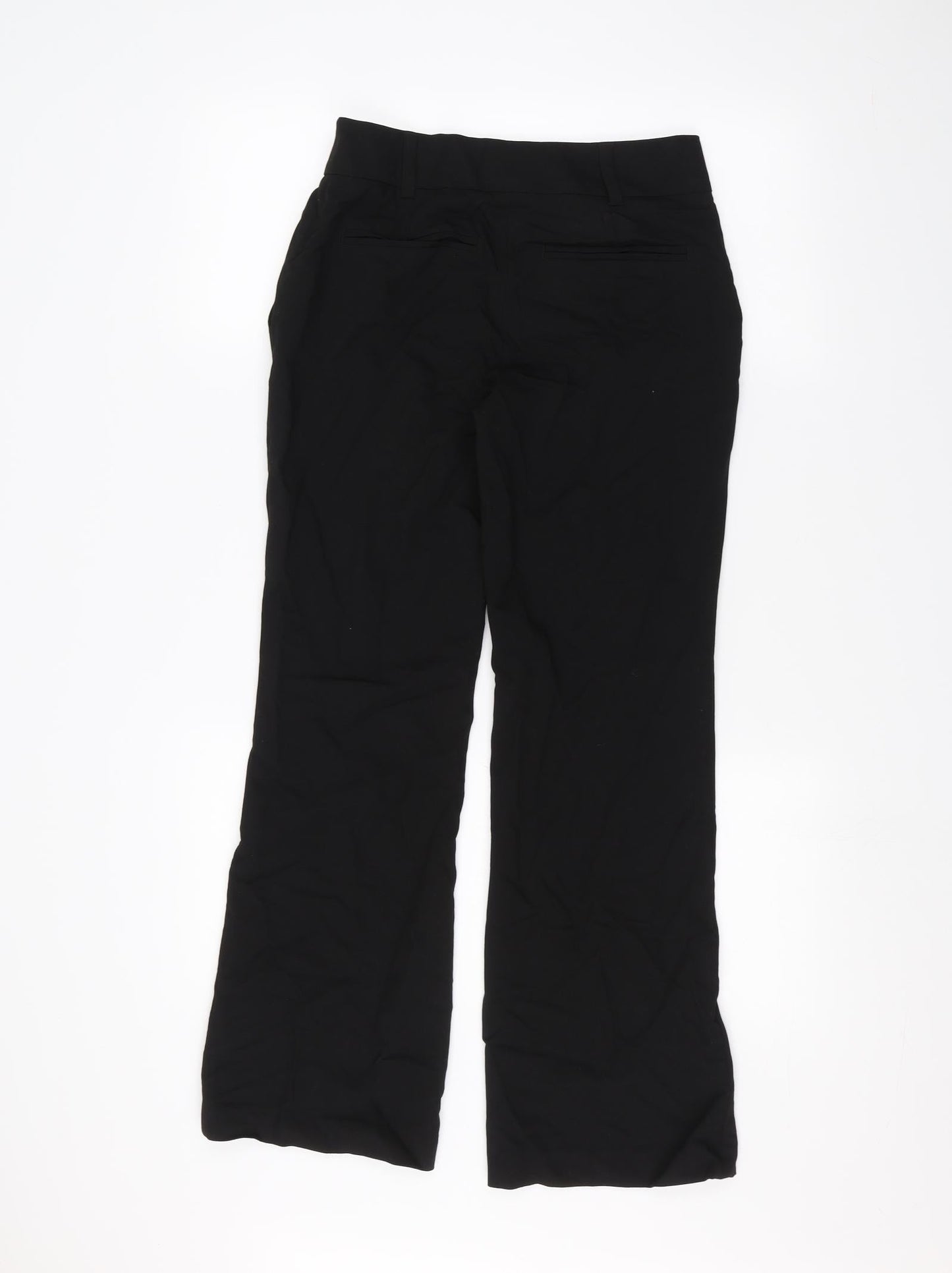 TU Womens Black   Trousers  Size 8 L28 in