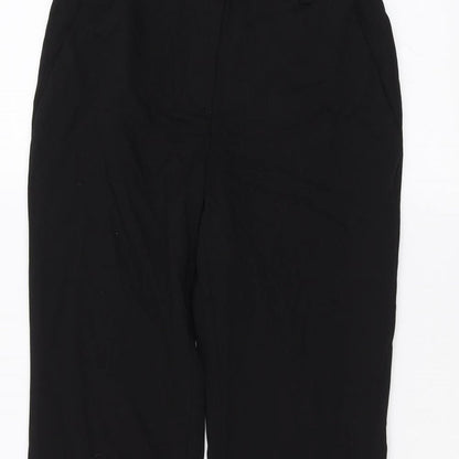 TU Womens Black   Trousers  Size 8 L28 in
