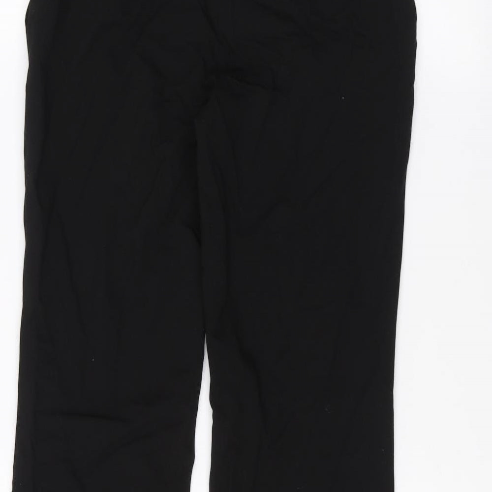 TU Womens Black   Trousers  Size 8 L28 in