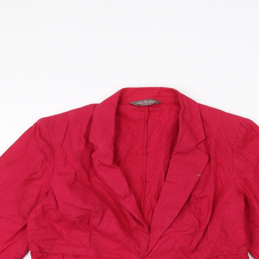 Womens UK Size 12 Marks and Spencer Pink Jacket