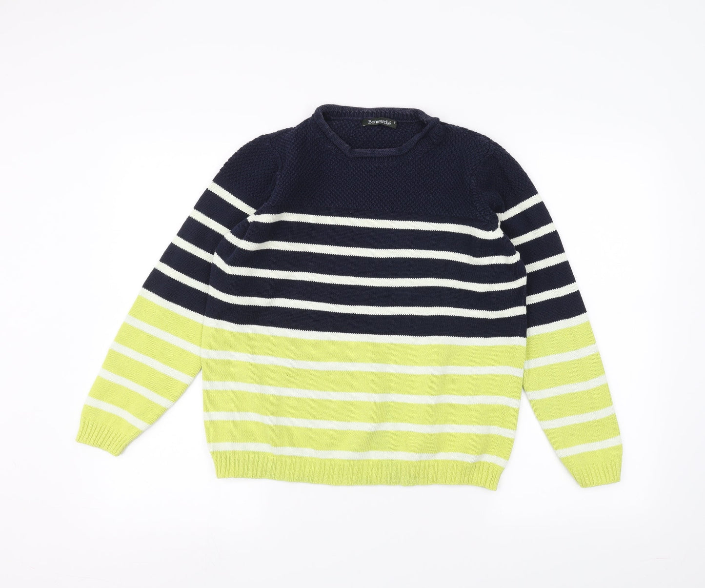 Womens UK Size S Bonmarché Blue Pullover Jumper