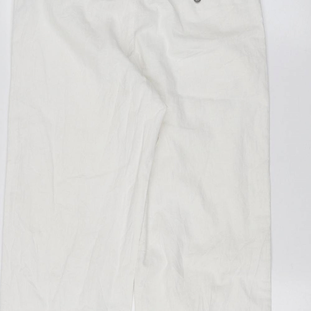 F&F Womens White   Straight Jeans Size 12 L28 in