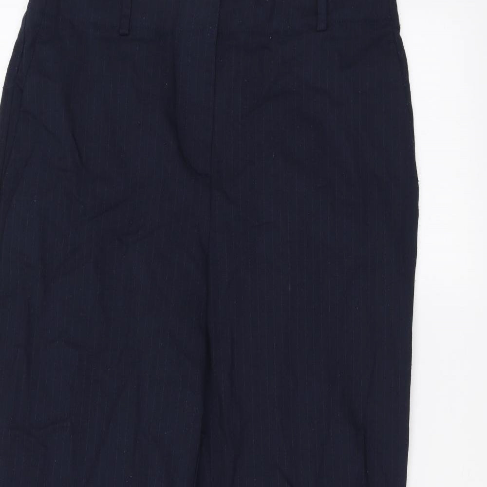 Womens UK Size 14 Marks and Spencer Regular Fit  Blue Trousers