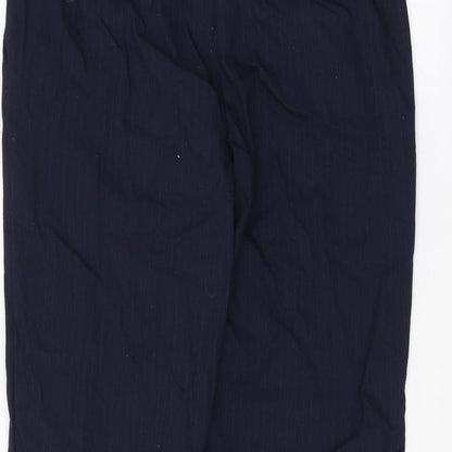 Womens UK Size 14 Marks and Spencer Regular Fit  Blue Trousers