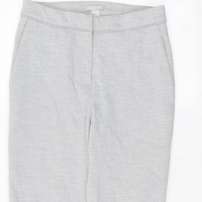 Womens UK Size 10 H&M Regular Fit  Grey Trousers