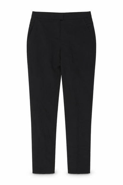 Front view of Atmosphere women’s black trousers, size UK 8, 27-inch leg