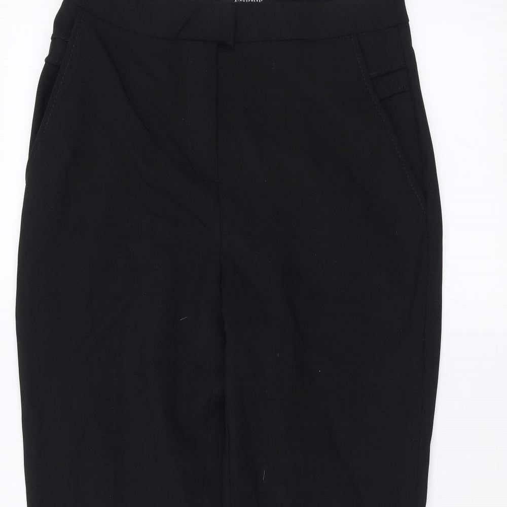 Womens UK Size 8 Atmosphere Regular Fit  Black Trousers