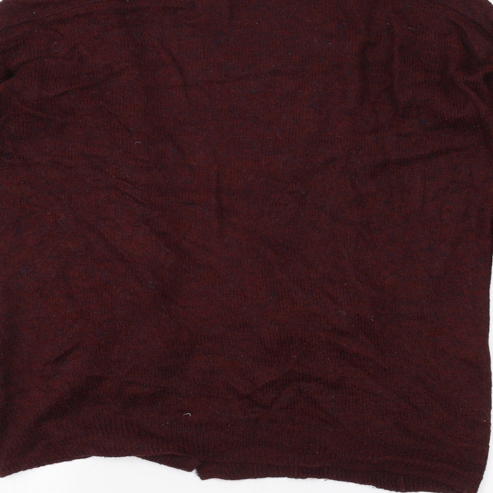 Womens UK Size XS H&M Red Cardigan Jumper