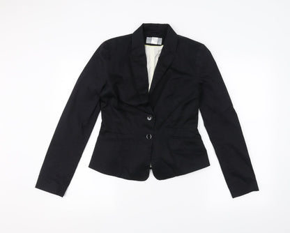 Womens UK Size 8 H&M Black Jacket