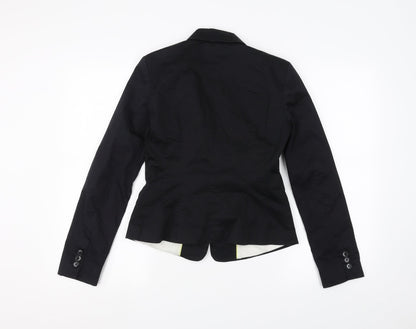 Womens UK Size 8 H&M Black Jacket