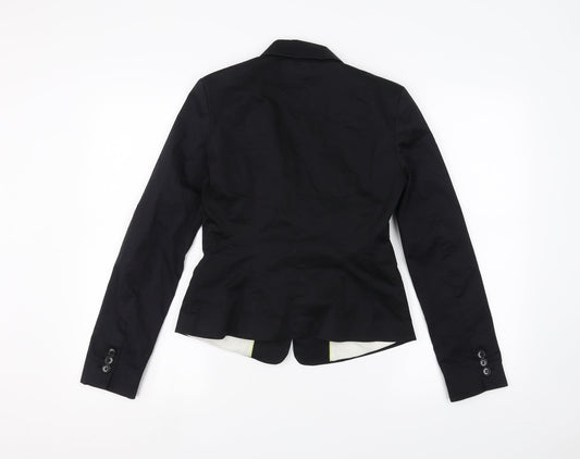 Womens UK Size 8 H&M Black Jacket
