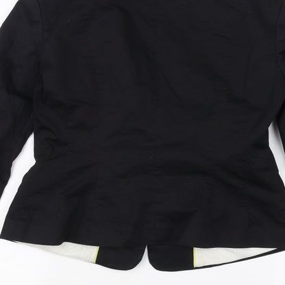 Womens UK Size 8 H&M Black Jacket