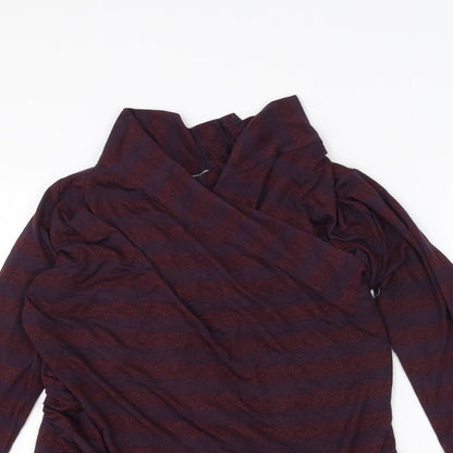 Womens UK Size 10 Marks and Spencer Red Cardigan Jumper