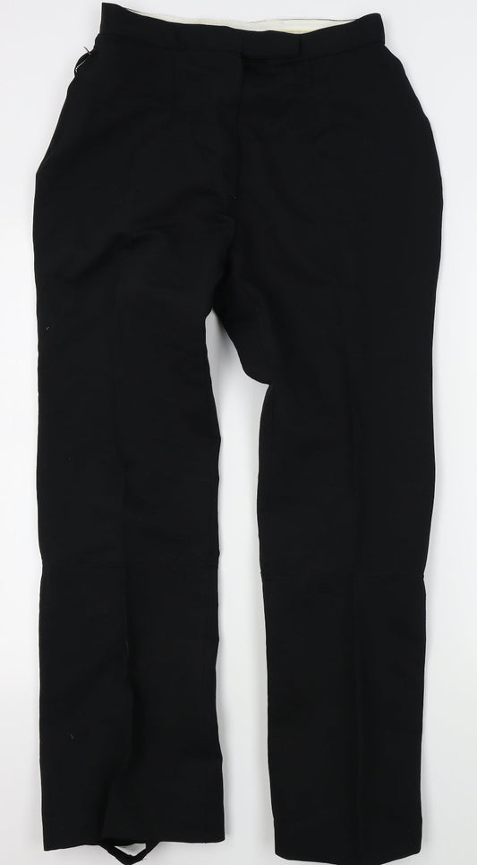 Helanca Womens Black    Trousers Size L L30 in - running, foot loop