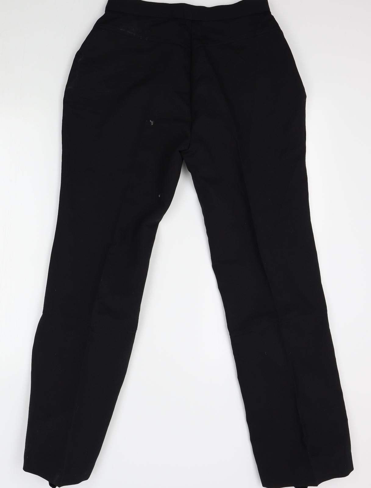 Helanca Womens Black    Trousers Size L L30 in - running, foot loop