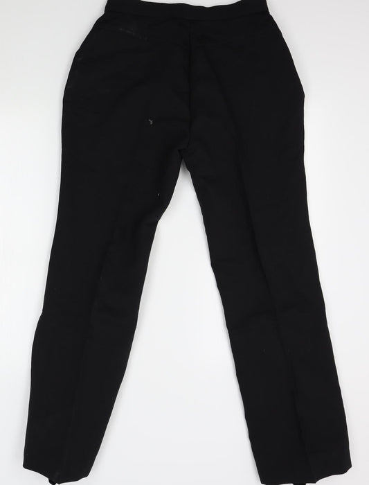 Helanca Womens Black    Trousers Size L L30 in - running, foot loop