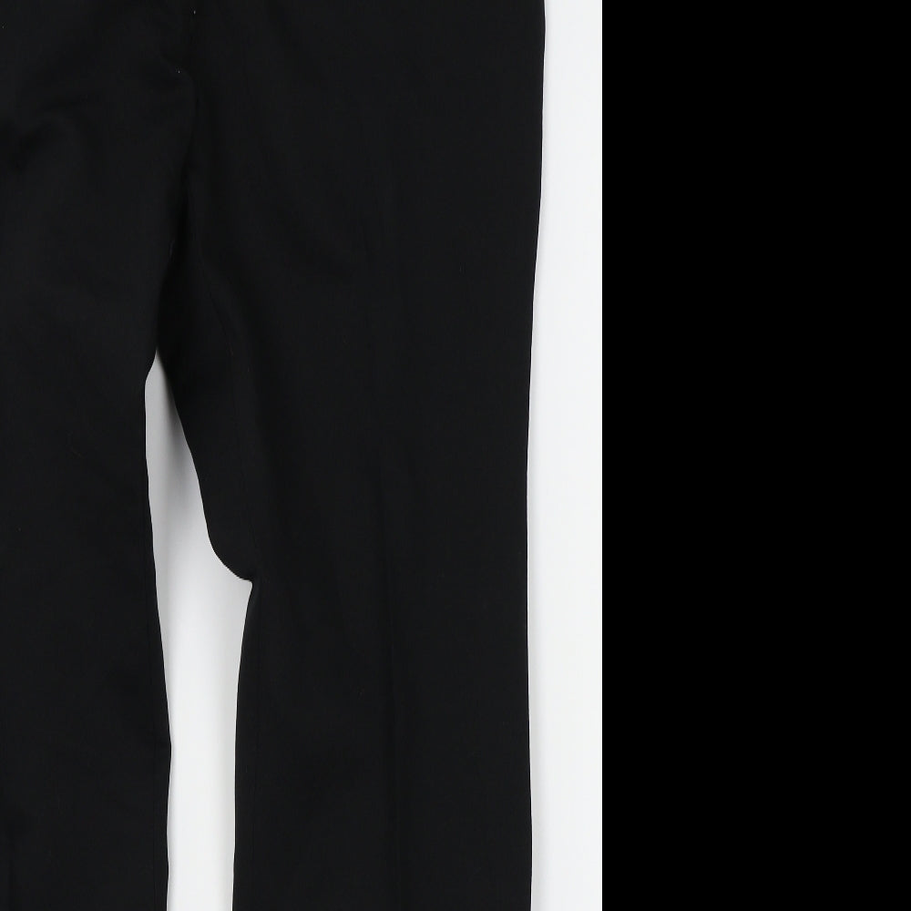 Helanca Womens Black    Trousers Size L L30 in - running, foot loop