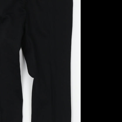 Helanca Womens Black    Trousers Size L L30 in - running, foot loop